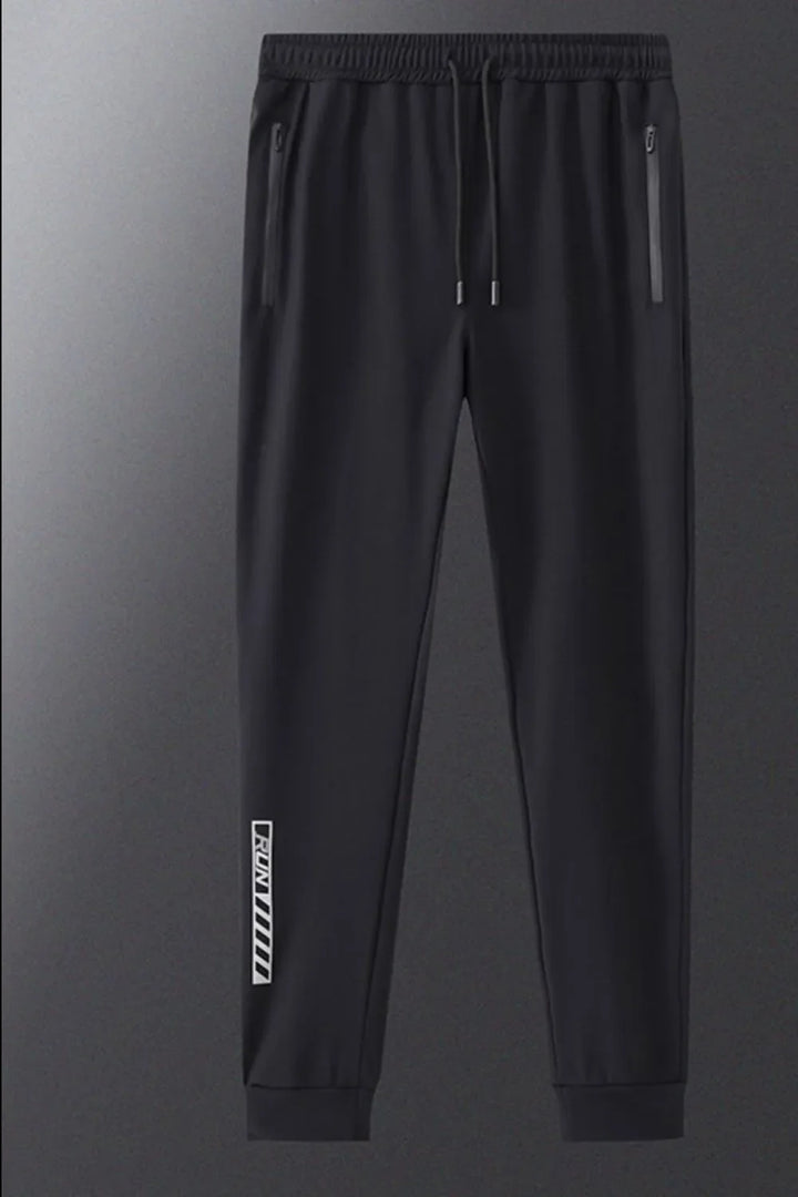 Men's Plus Size Drawstring Joggers with Pockets