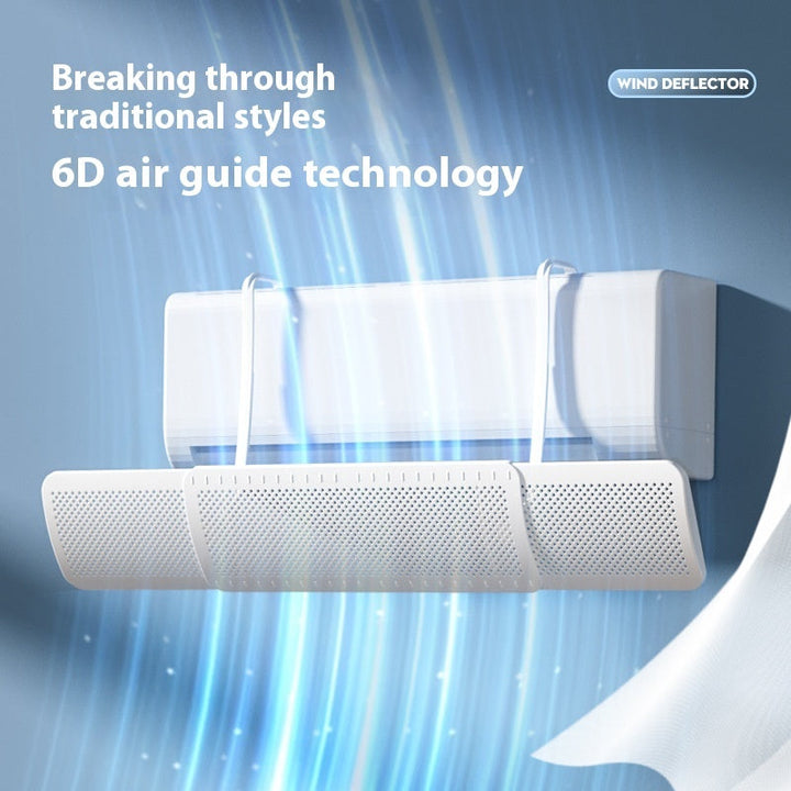 Air Conditioner Wind Shield Anti-direct Blowing Wall-mounted Universal Wind Shield Installation-free Air Curtain