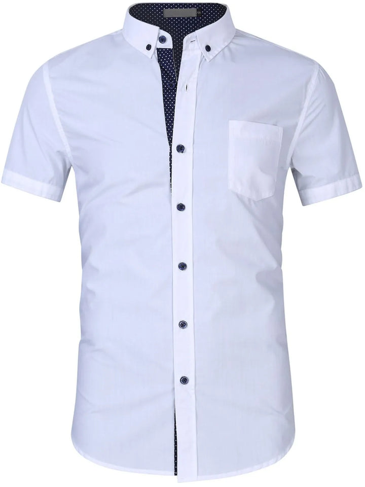 Men's Button Up Short Sleeve Shirt