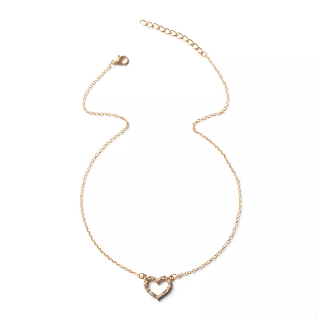 18K Gold-Plated Heart Necklace