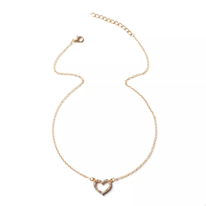 18K Gold-Plated Heart Necklace