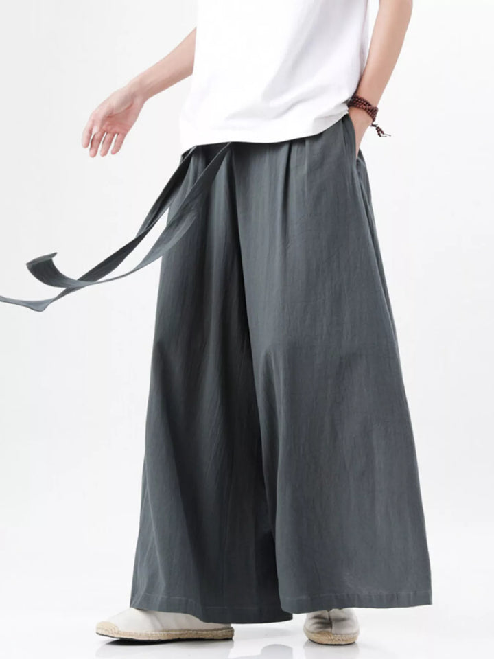 Men's Plus Size Wide Leg Pants