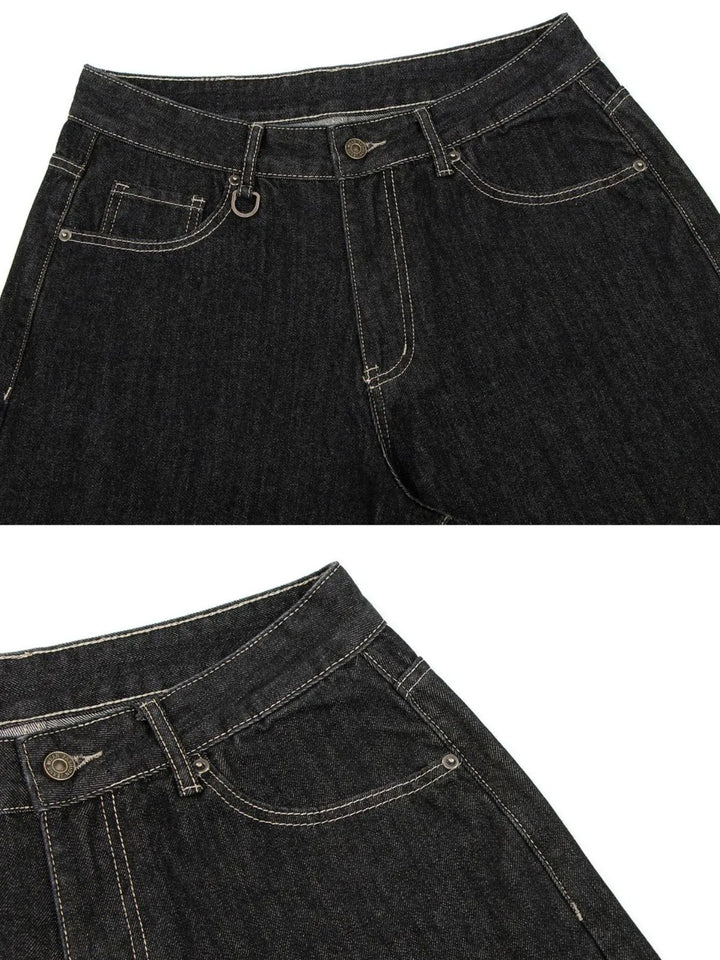 Men's Pocketed Loose Fit Denim Shorts