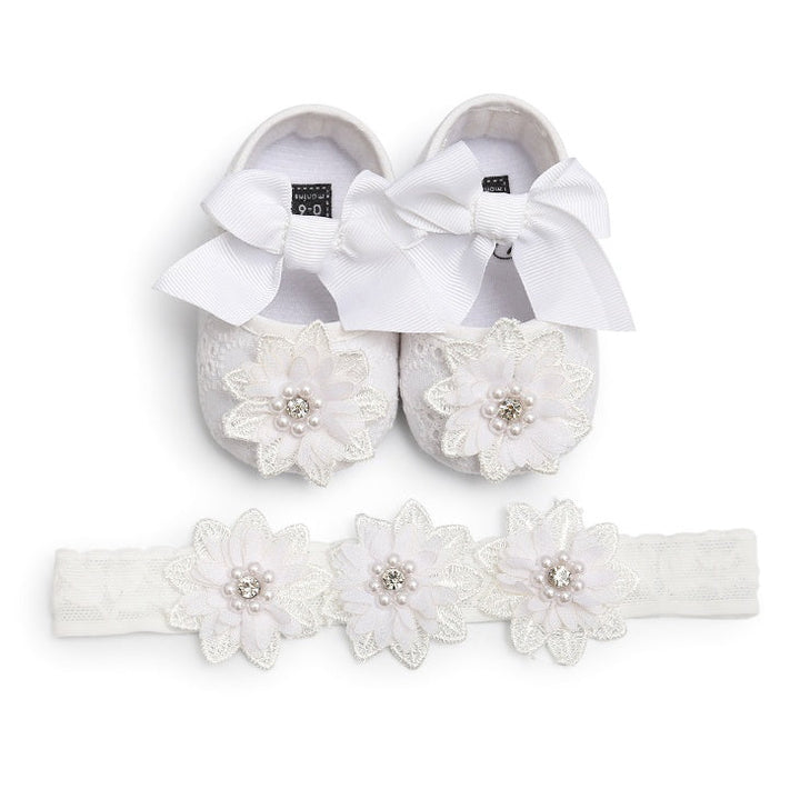 Floret lace women's baby shoes soft soled baby shoes baby shoes walking shoes princess shoes