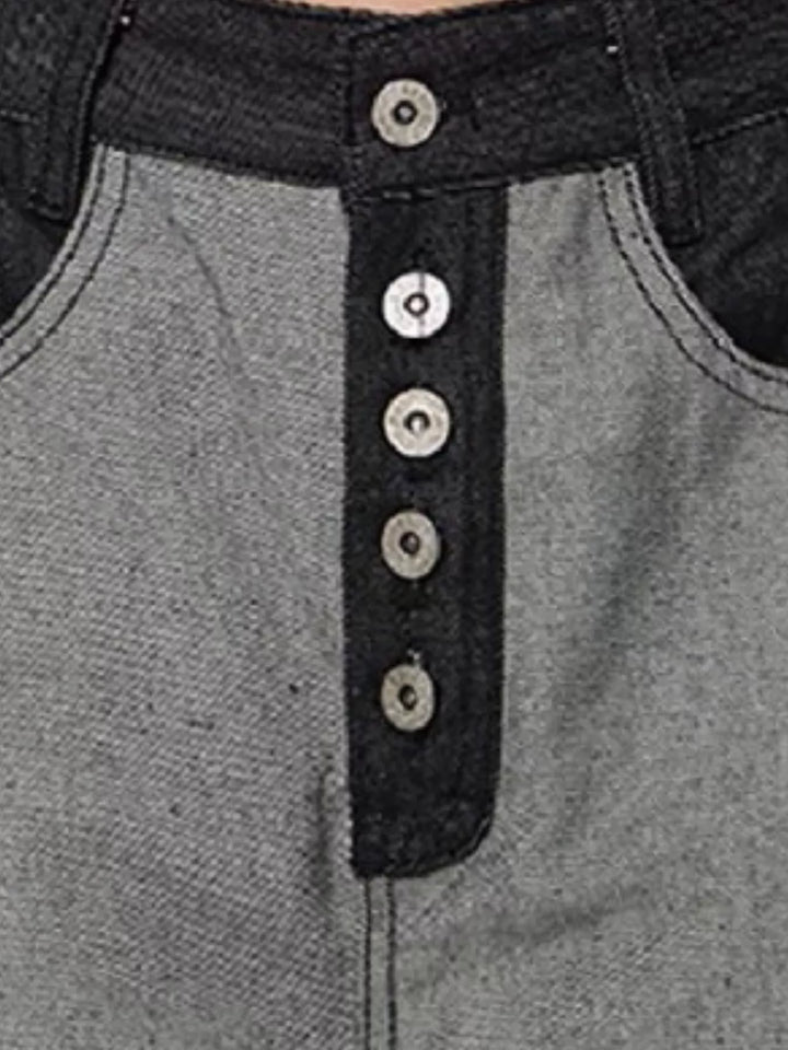 Men's Full Size Wide Leg Button-Fly Jeans Plus Size