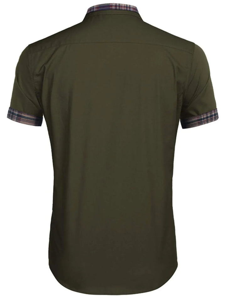 Men's Button Up Short Sleeve Shirt