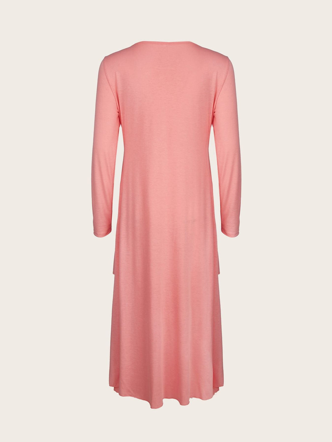 Full Size Heart-Decor Layered Midi Dress Plus Size