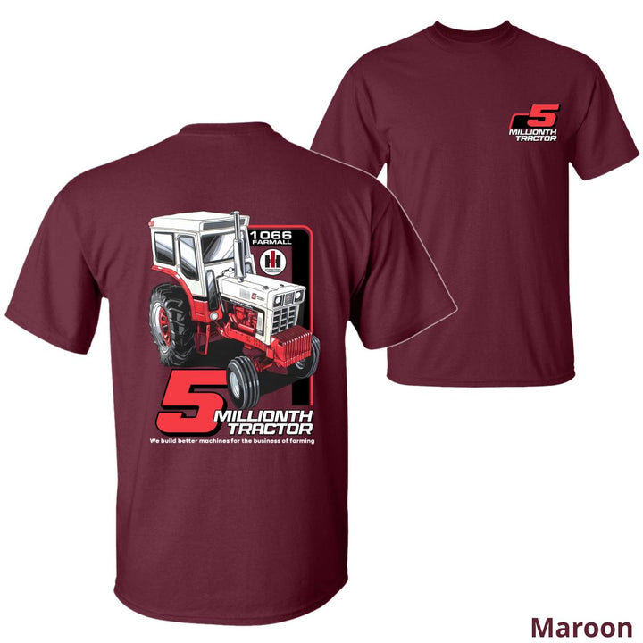 Celebrating 5 Million Tractors T-Shirt - Limited Edition Farming Milestone Tee, Unisex Collector's Apparel