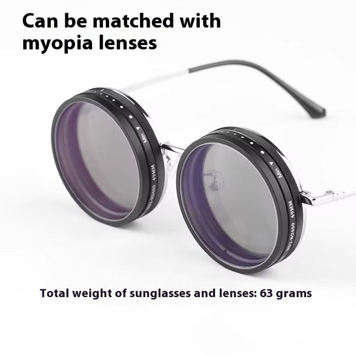 9-speed Transparent Adjustable UV Polarized Cool Sunglasses