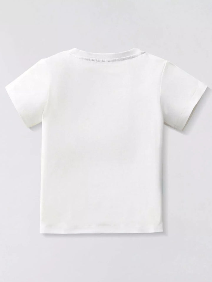 Children's Fire Truck and Helicopter Graphic T-Shirt