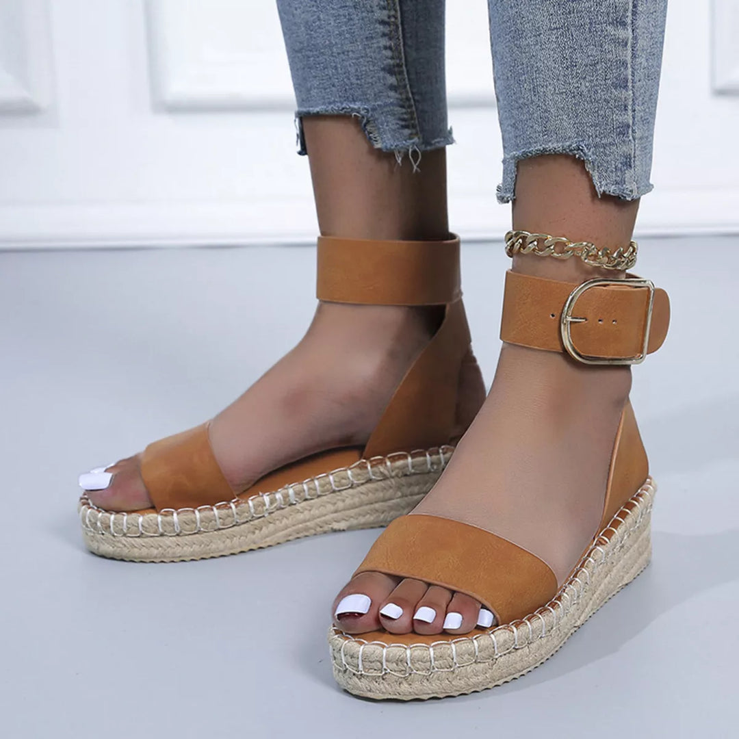 Open Toe Openwork Sandals