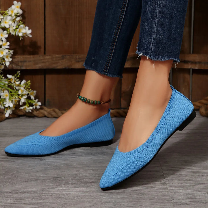 Point Toe Flats Slip-Ons