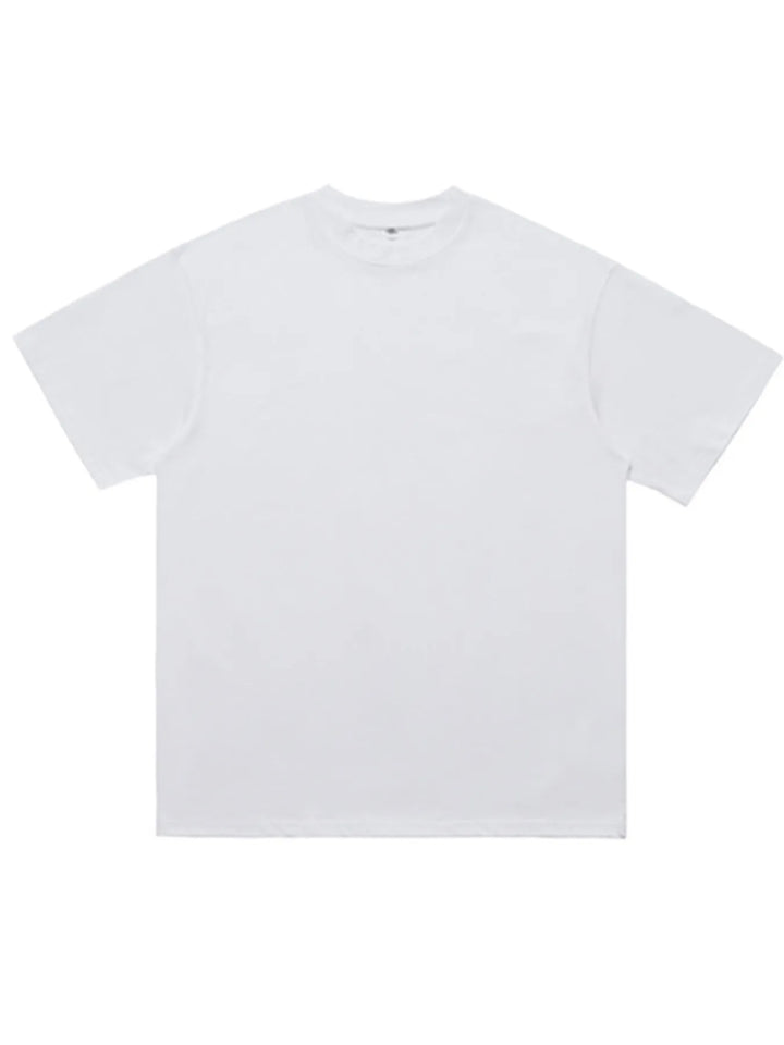 Men's Round Neck Oversized Cotton T-Shirt