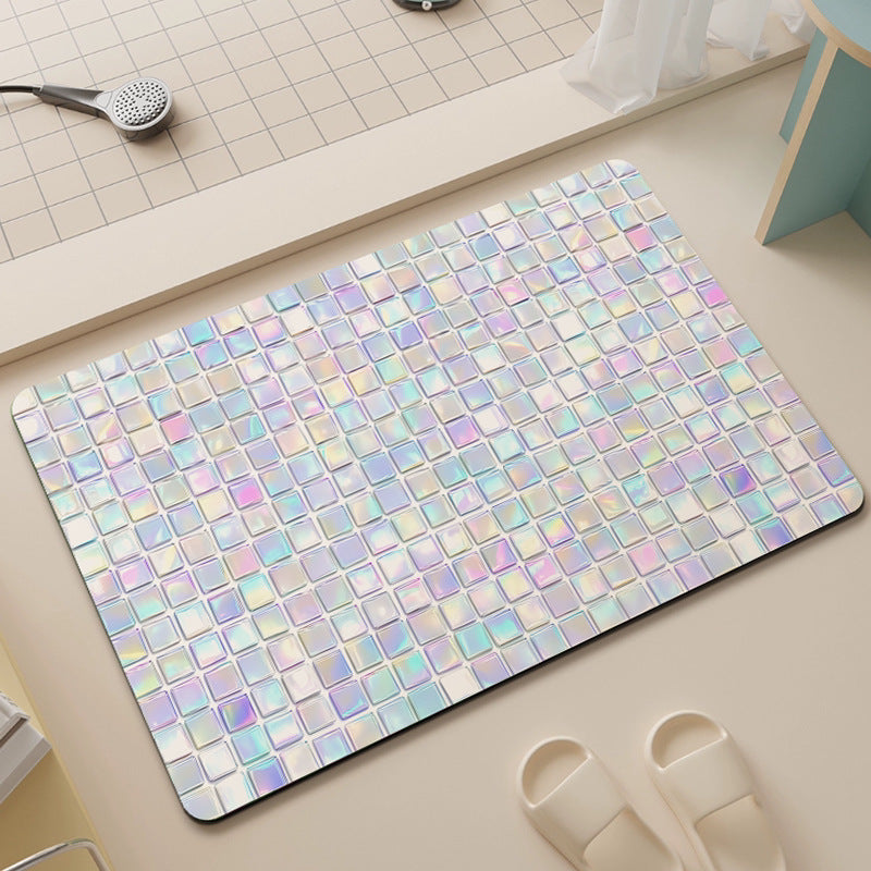 Quick-drying Door Mat Dirt- And Scratch-resistant Foot Mat Diatomaceous Earth Floor Mat