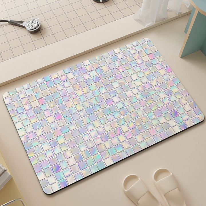 Quick-drying Door Mat Dirt- And Scratch-resistant Foot Mat Diatomaceous Earth Floor Mat