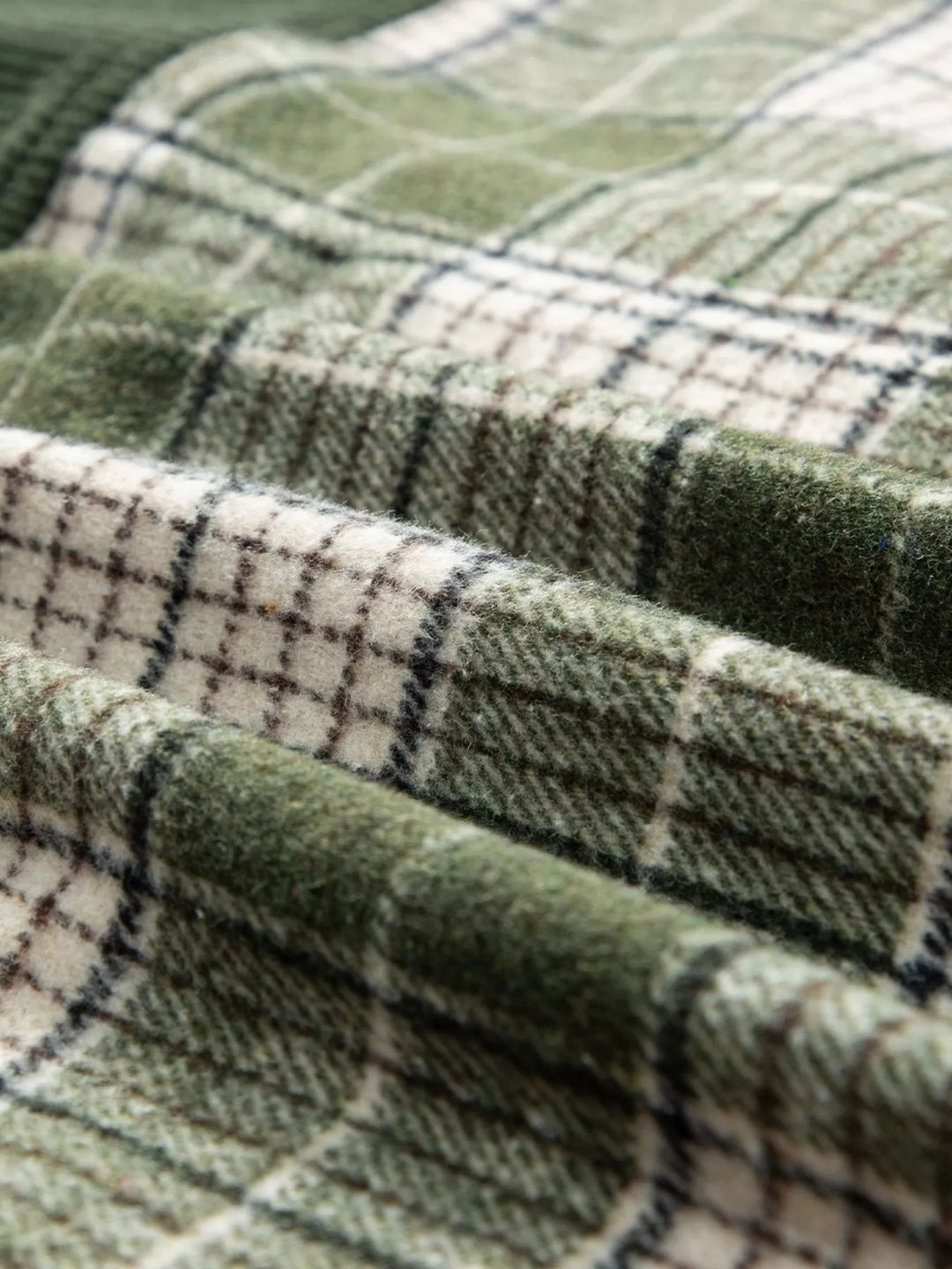 Plaid Button Up Long Sleeve Shacket