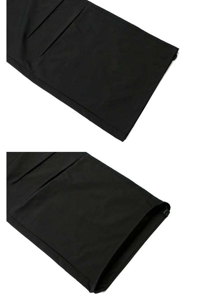Men's Drawstring Wide Leg Cargo Pants