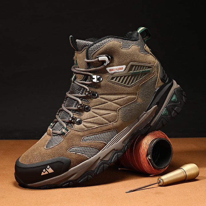 Outdoor Leisure Sports High-top Waterproof Non-slip Men's Hiking Shoes