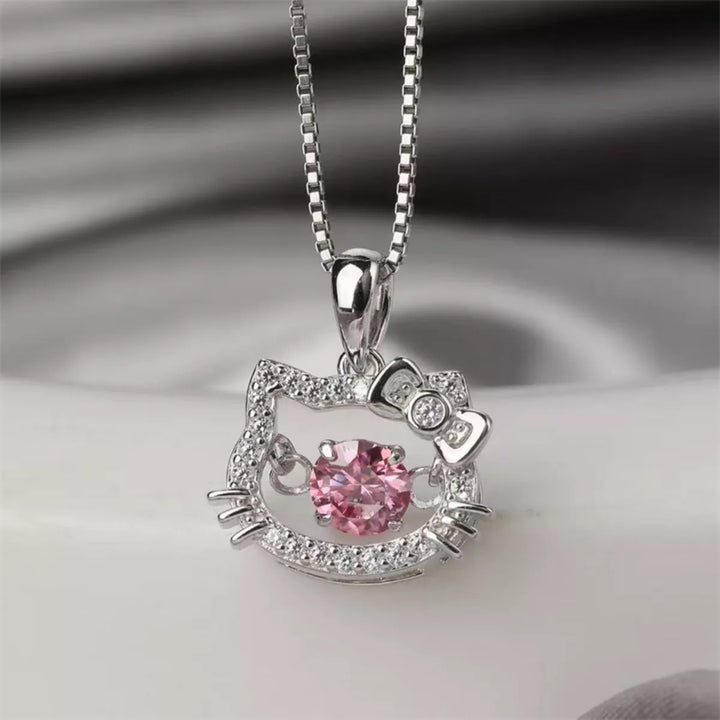 2 Carat Moissanite 925 Sterling Pendant Silver