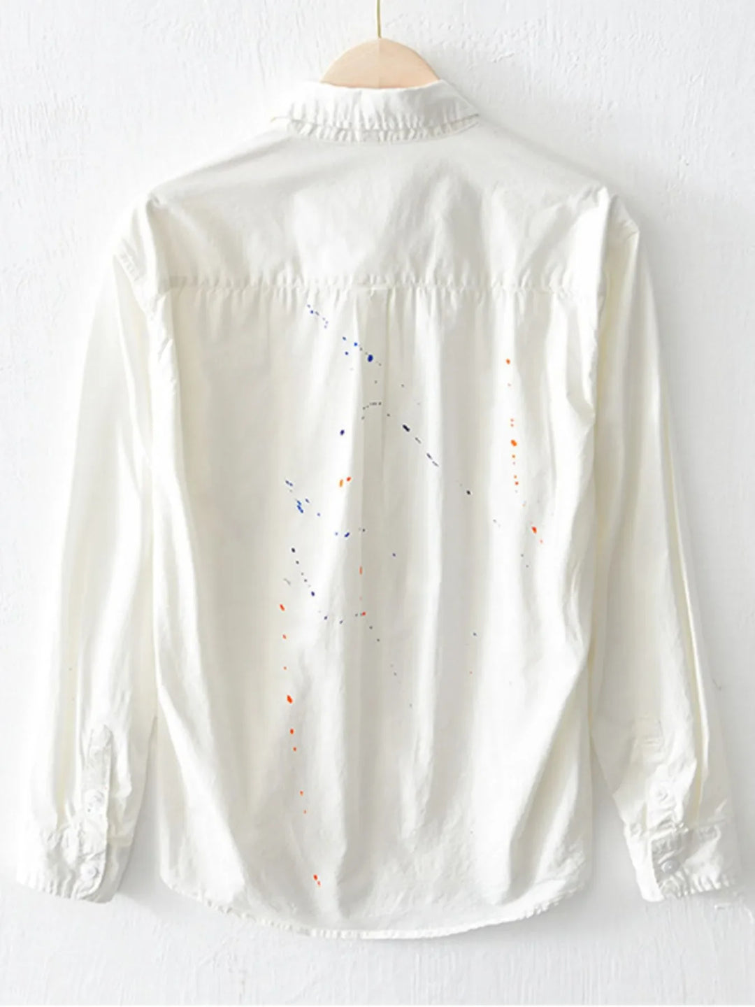 Men's Plus Size Button Up Long Sleeve Shirt