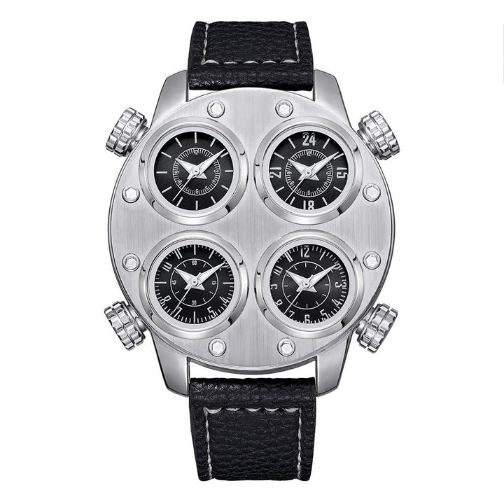 Mens Large-dial Quartz Watch