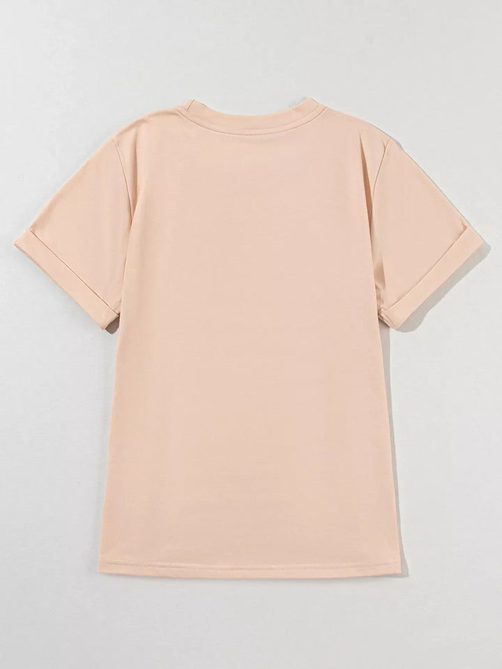 Flying Mallard Sequin Patched Short Sleeve Tee