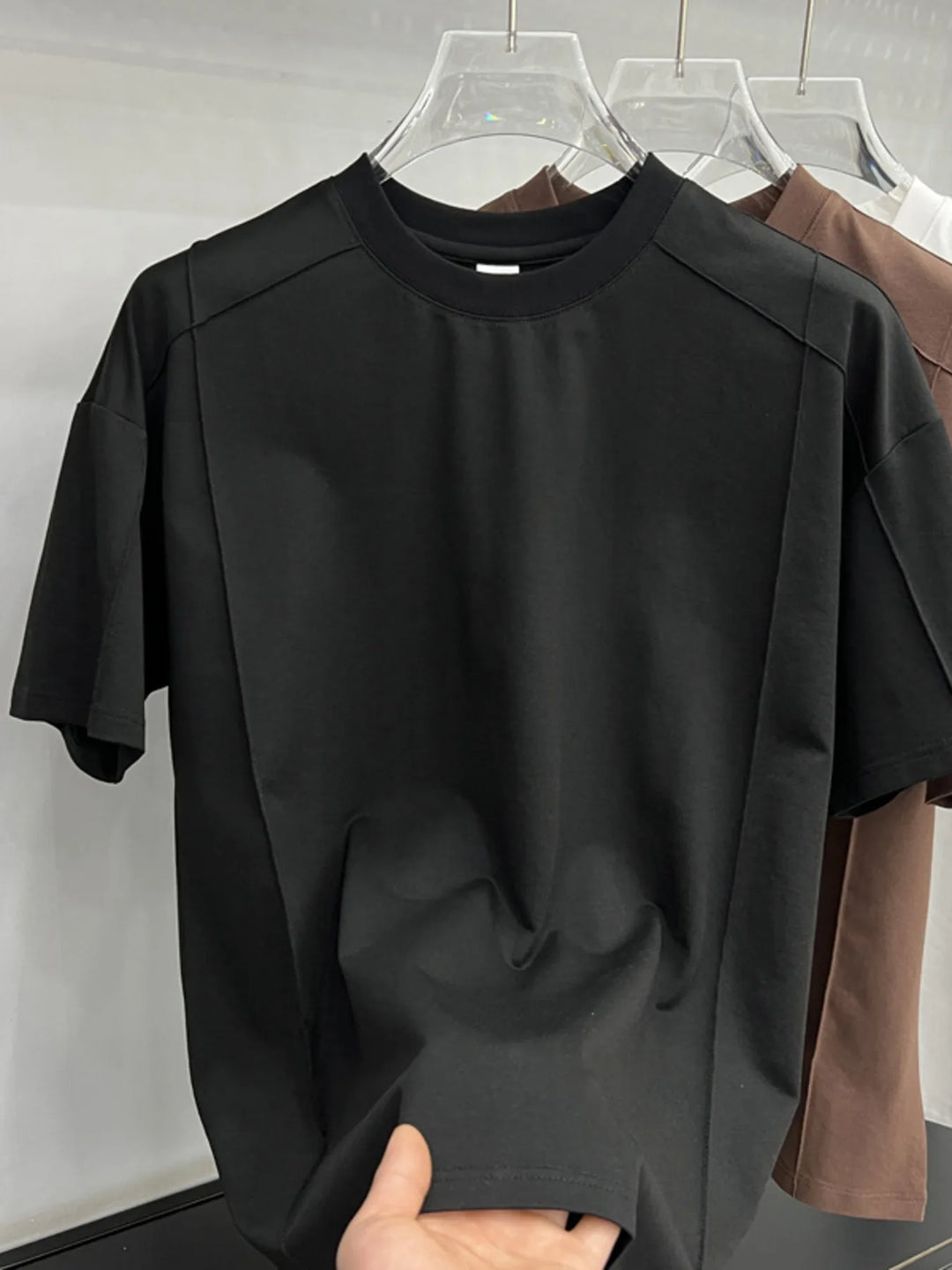 Men's Plus Size Oversized Round Neck T-Shirt