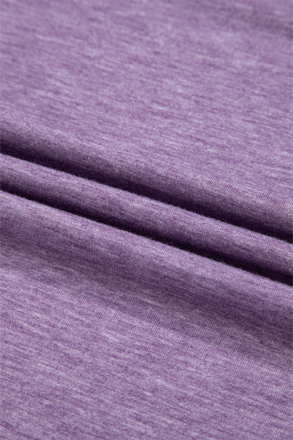 Tillandsia Purple Contrast Print Striped Raglan Long Sleeve Loose Top