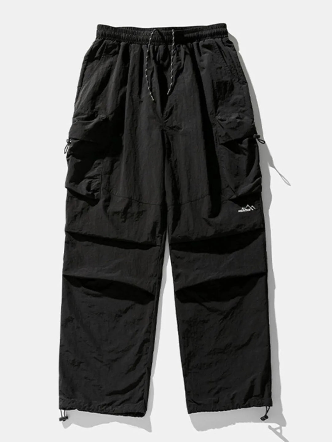 Men's Plus Size Elastic Waist Pants with Pockets