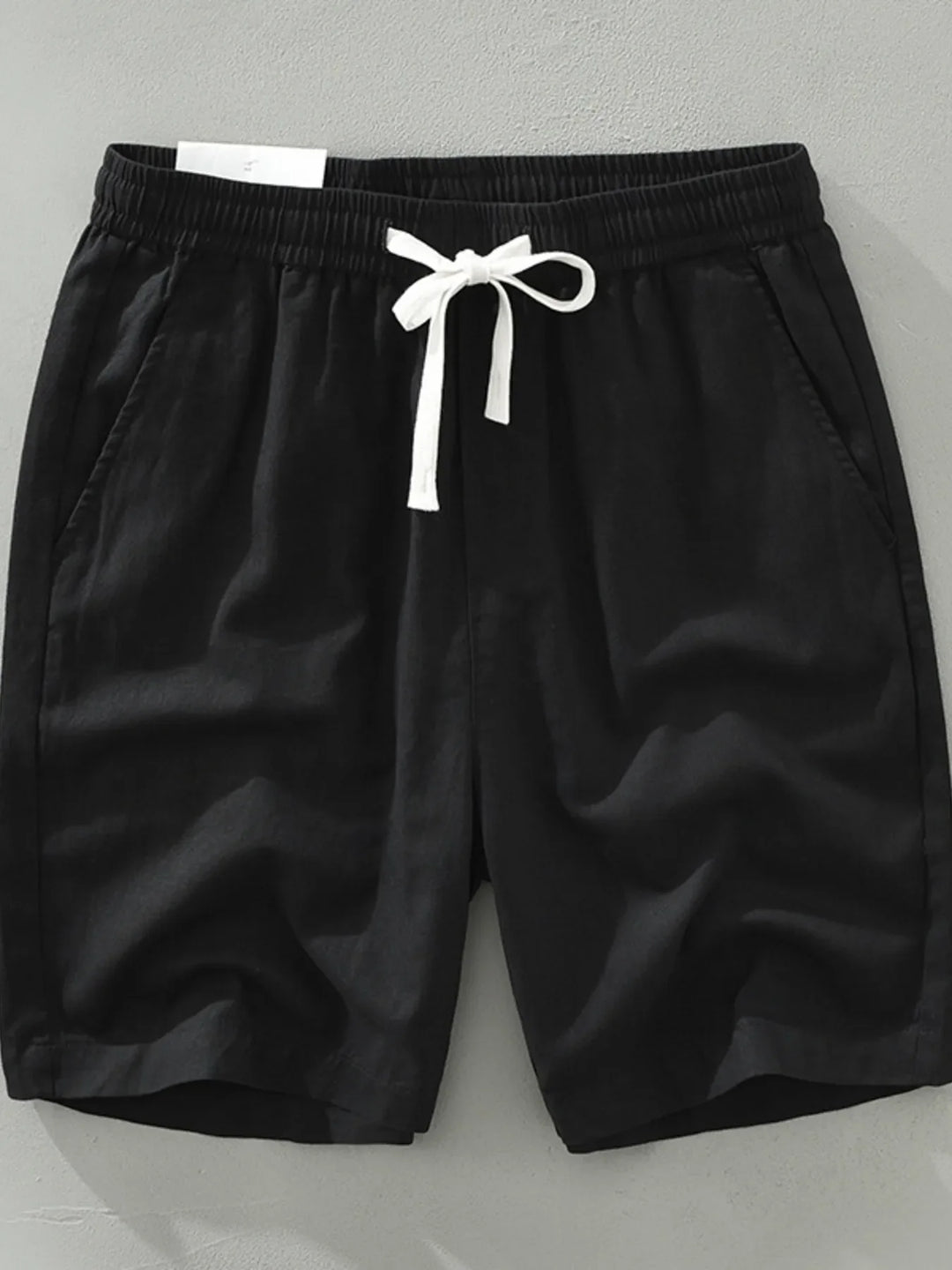 Men's Plus Size Drawstring Pocketed Shorts