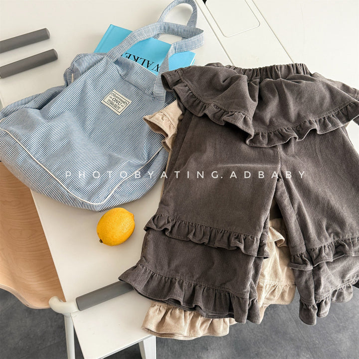 Girls' Springautumn Wide-leg Pants Long Pants