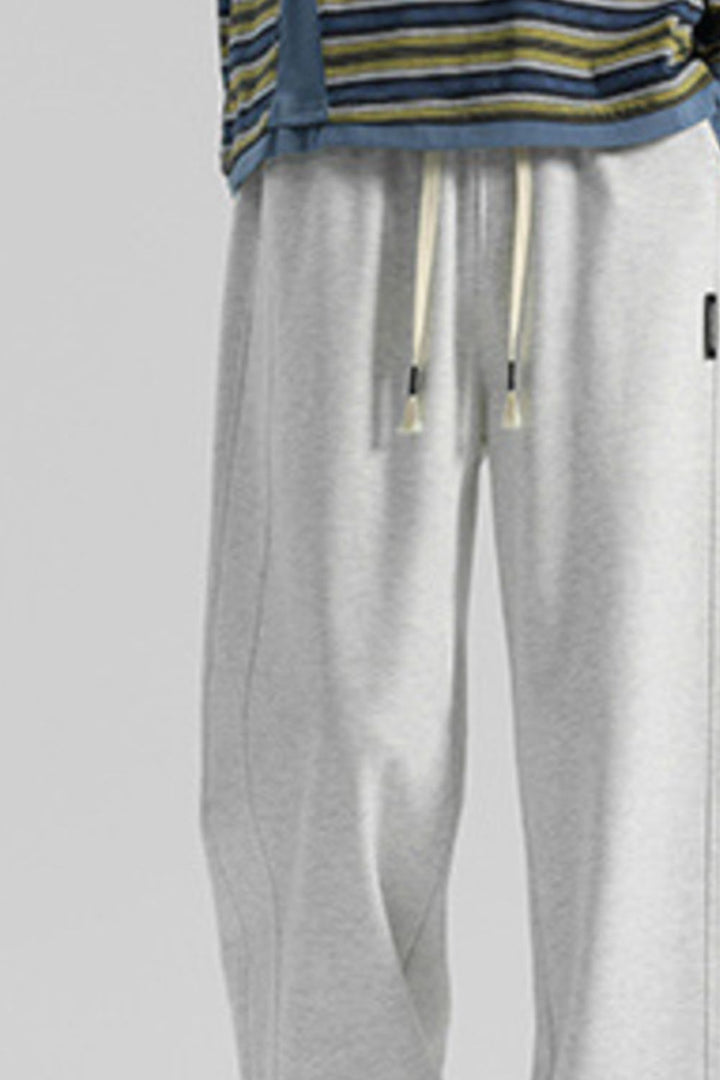 Men's Plus Size Casual Loose Fit Drawstring Sweatpants
