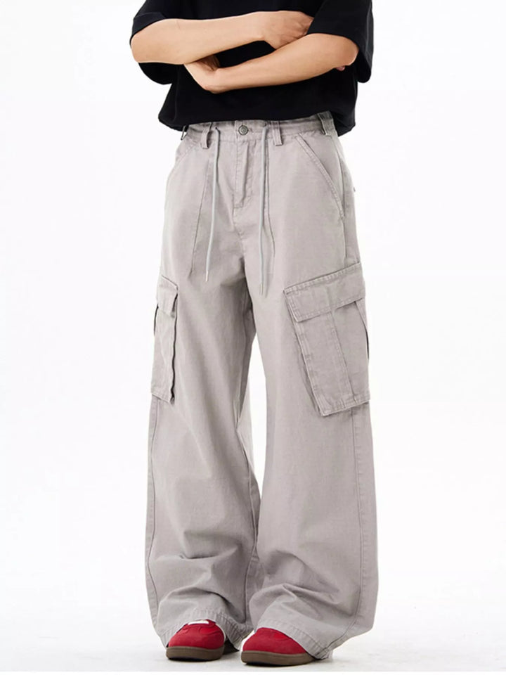 Men's Wide Leg Cargo Pants