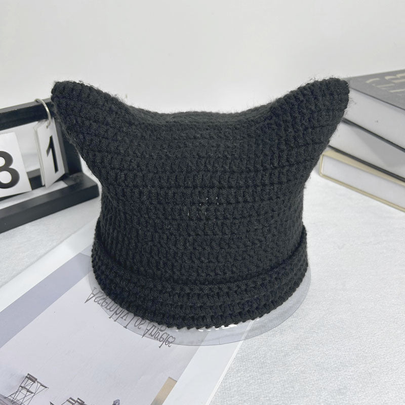 Simple Striped Casual Wool Hat