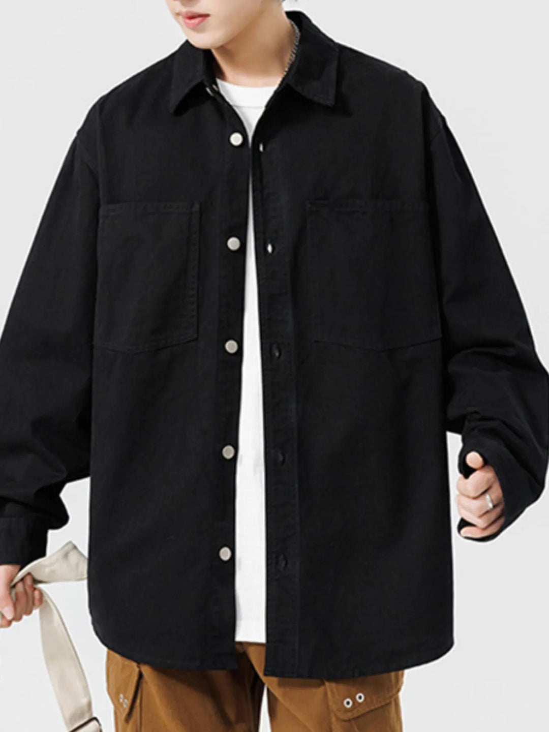 Men's Button Up Long Sleeve Shirt
