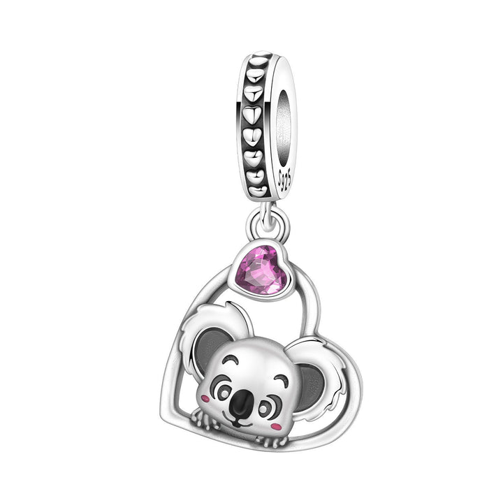 Bracelet Beaded Pendant Playful Sloth And Koala Beads