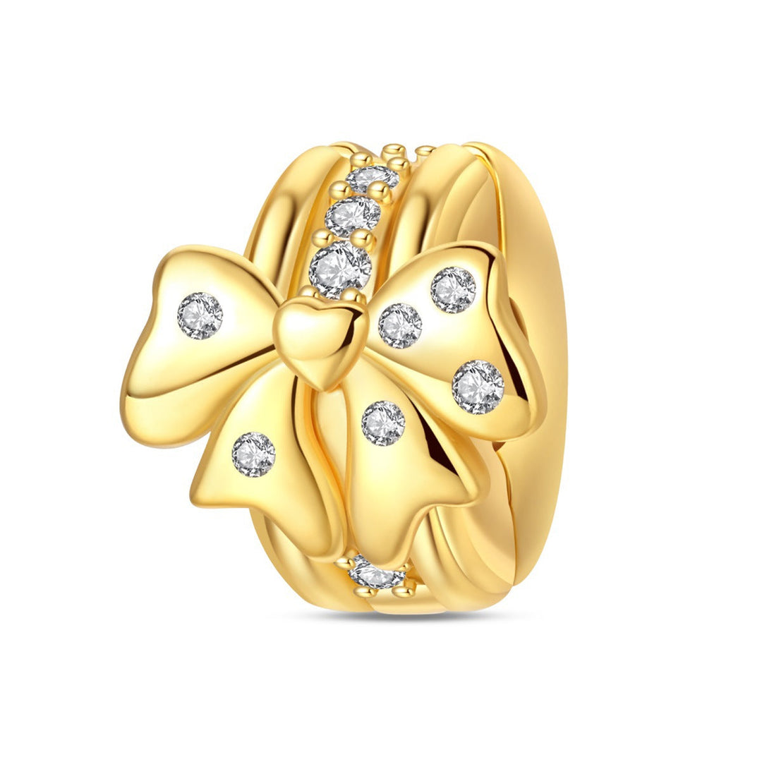 Round Clip-bead DIY Bracelet Accessories, Fashionable Beading Components