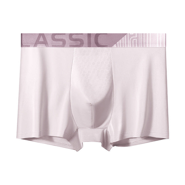 Men's Ice Silk Boxer Briefs Breathable, Moisture-Managing, Ultra-Soft Comfort Underwear For Summer