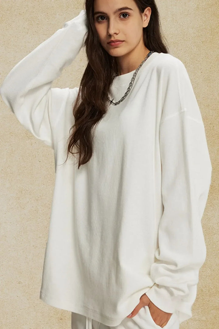 Men's Round Neck Long Sleeve T-Shirt