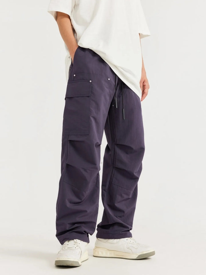 Men's Wide Leg Cargo Pants