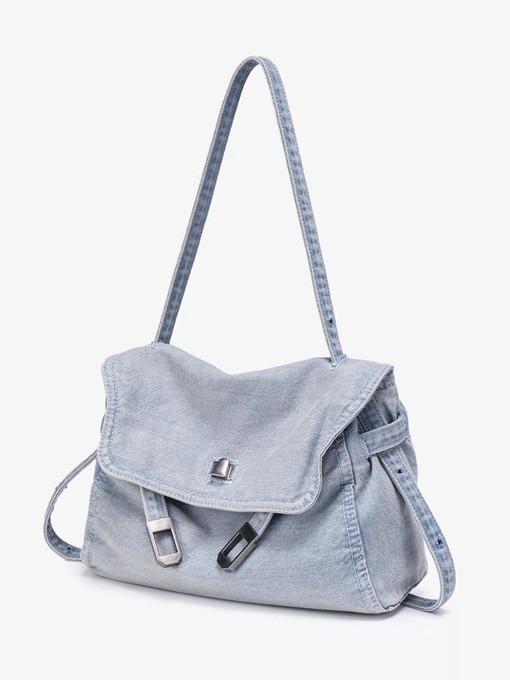 Vintage Denim Shoulder Bag
