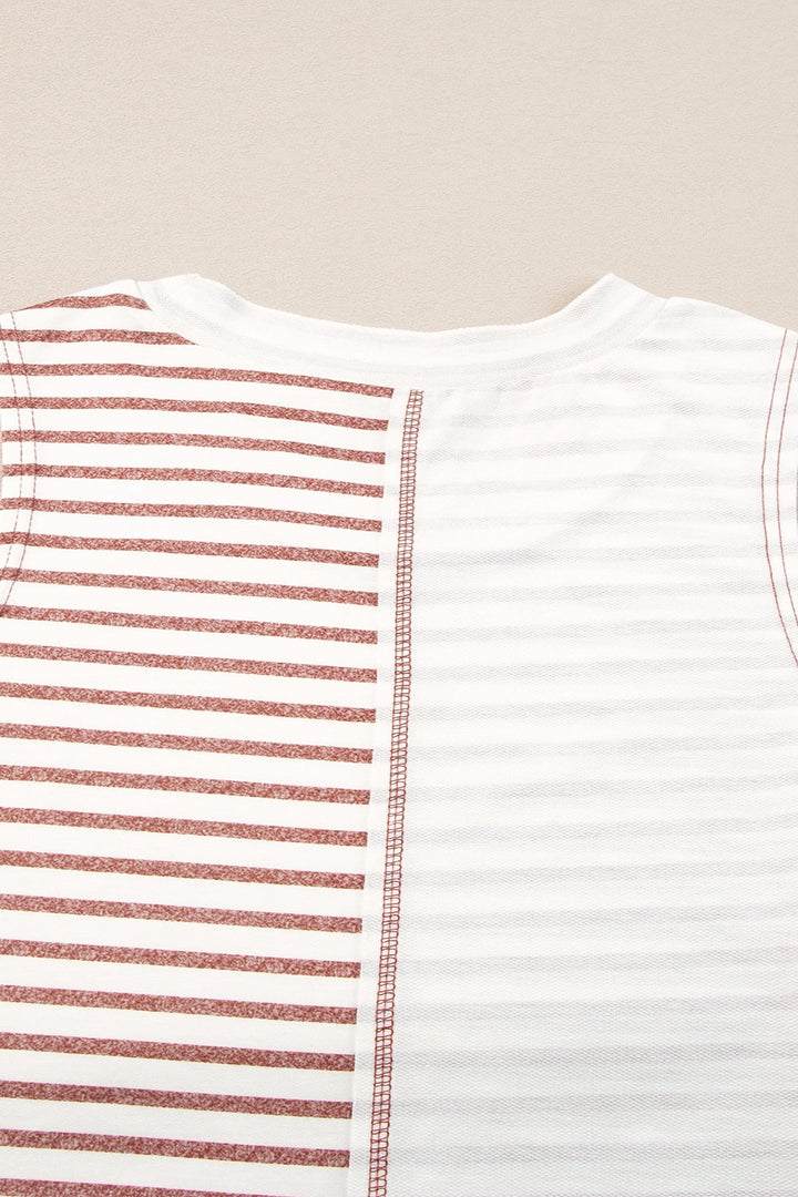 Striped Round Neck Tank