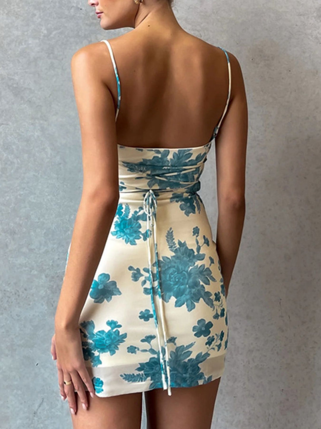 Floral Print Bodycon Mini Dress
