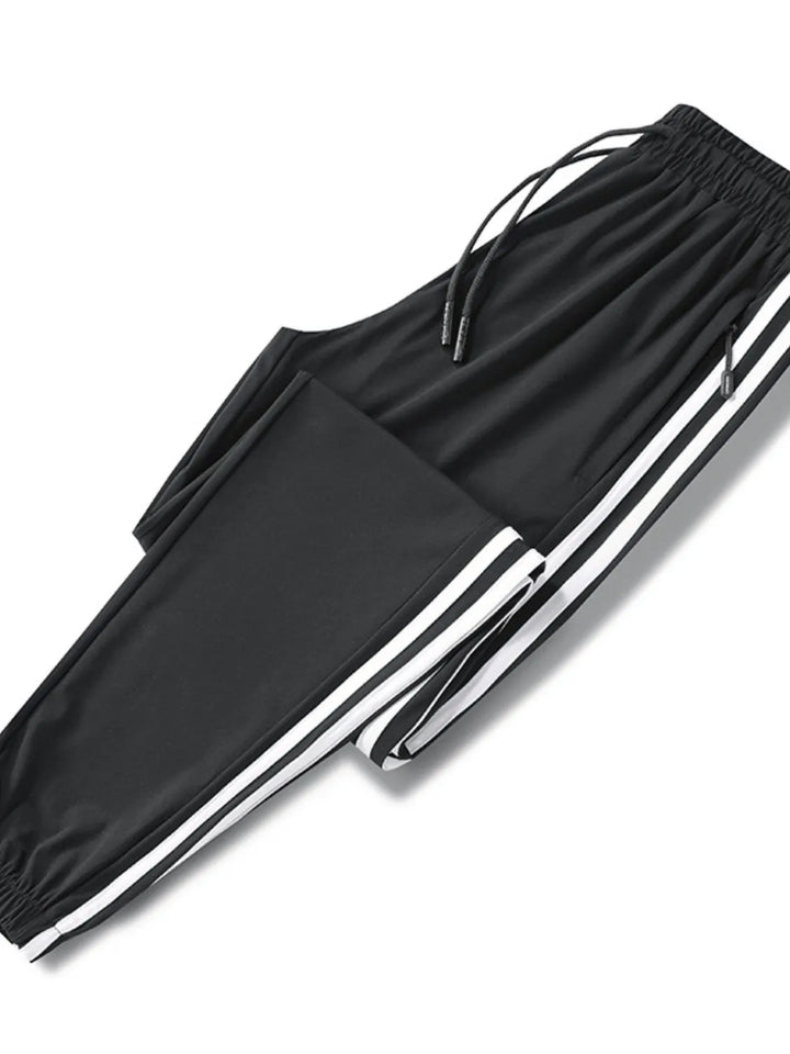 Men's Plus Size Side Striped Pants