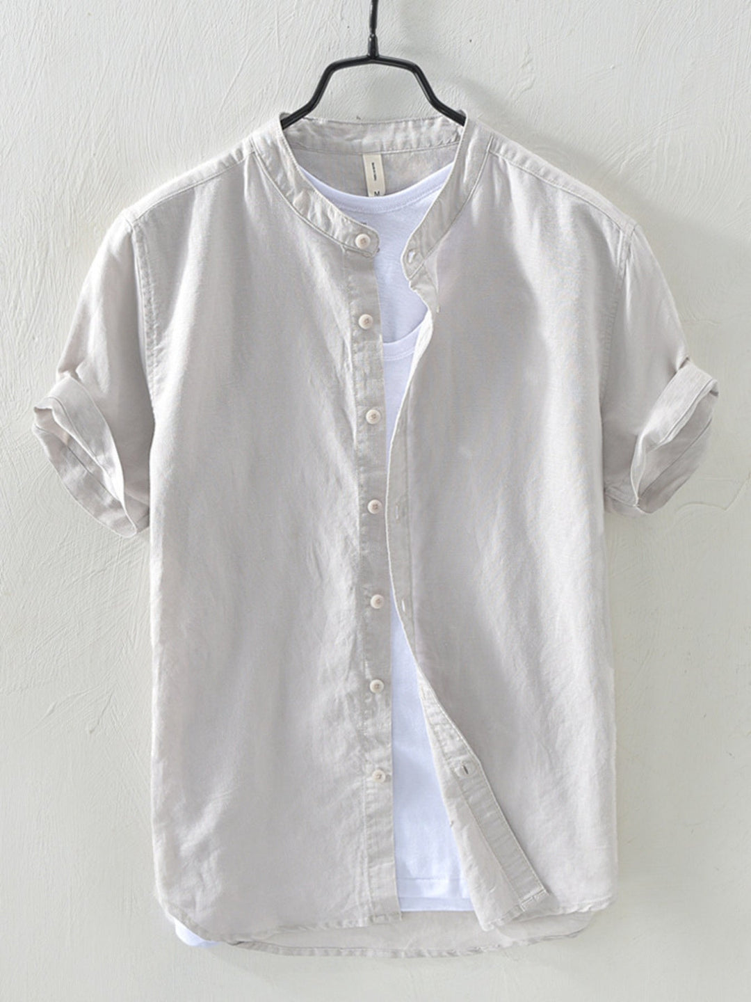 Men's Full Size Button Up Short Sleeve Shirt Plus Size