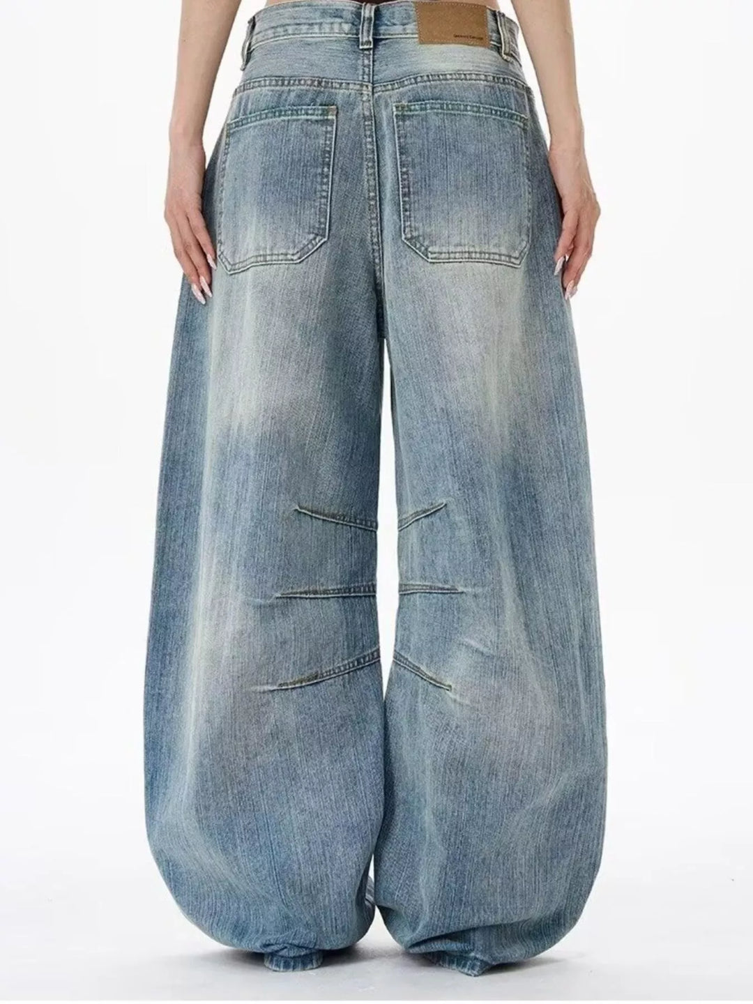 Men's Full Size Wide Leg Jeans Plus Size