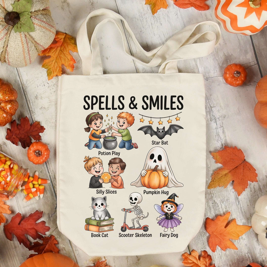 Spells & Smiles Tote Bag