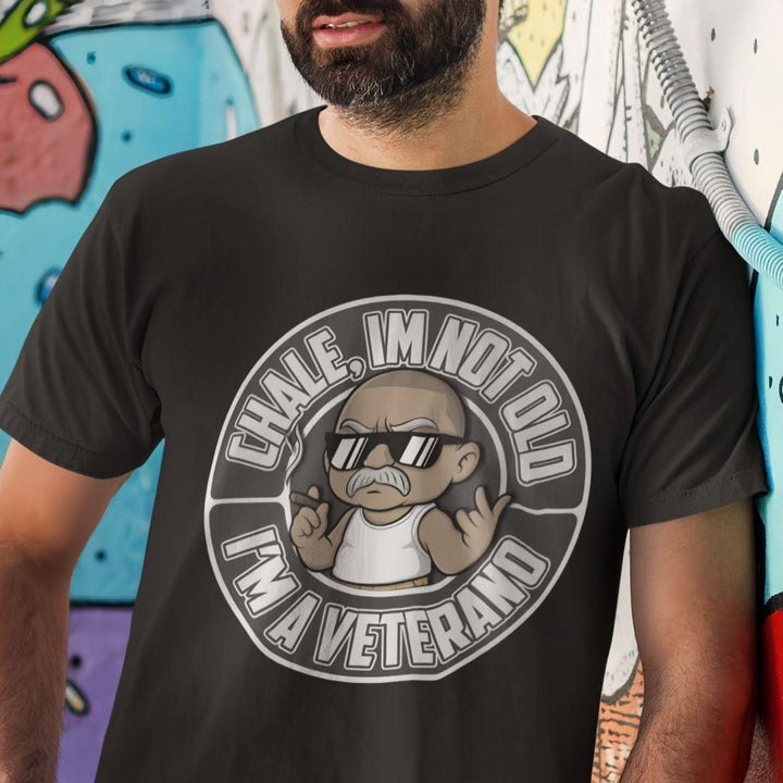 New 2025 Men's Printed T-Shirt - Black 100% Cotton Premium Tee, Durable Short-Sleeve Top