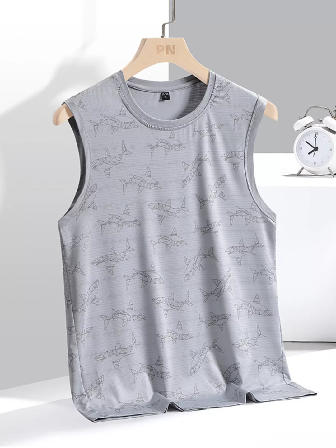 Men's Plus Size Round Neck Tank