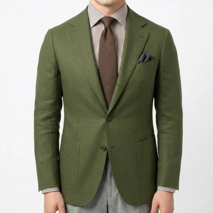 Mens Casual Plaid Jacket With Digital Print